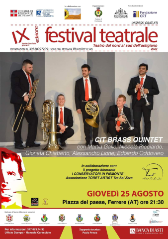 Concerto Cit Brass Quintet 25 agosto 2022