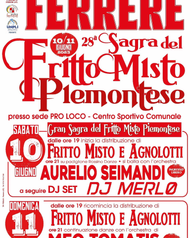 Ferrere | Sagra del Fritto Misto Piemontese (ed. 2023)