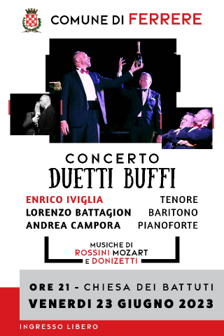 Ferrere | Concerto "Duetti Buffi"