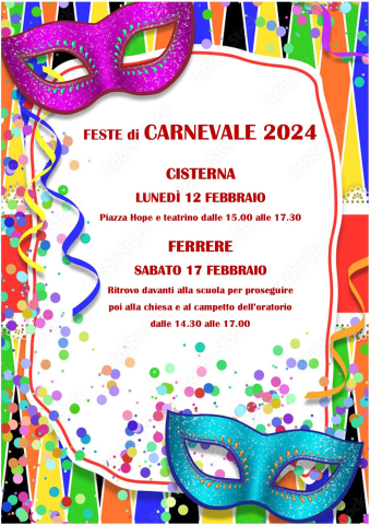 Carnevale a Ferrere!