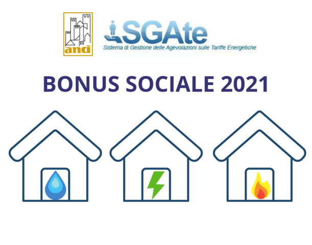 Bonus sociale: GAS, LUCE e ACQUA automatico dal 1° gennaio 2021